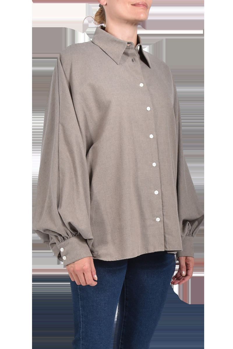 SOSUE Flanell-Bluse "Antonia" mit Fledermausärmeln von SOSUE Heißer Verkauf