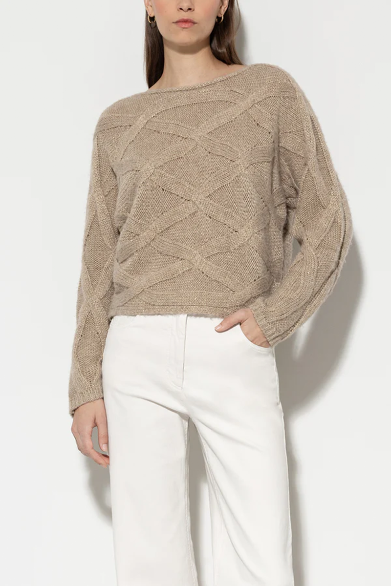 LUISA CERANO Pullover mit Zopfmuster von LUISA CERANO Nur noch ein Tag übrig