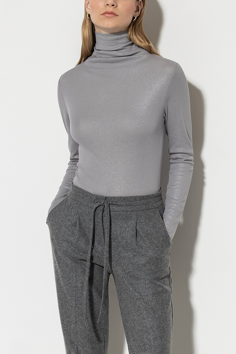 LUISA CERANO Glitter-Rollkragenshirt von LUISA CERANO Im Verkauf