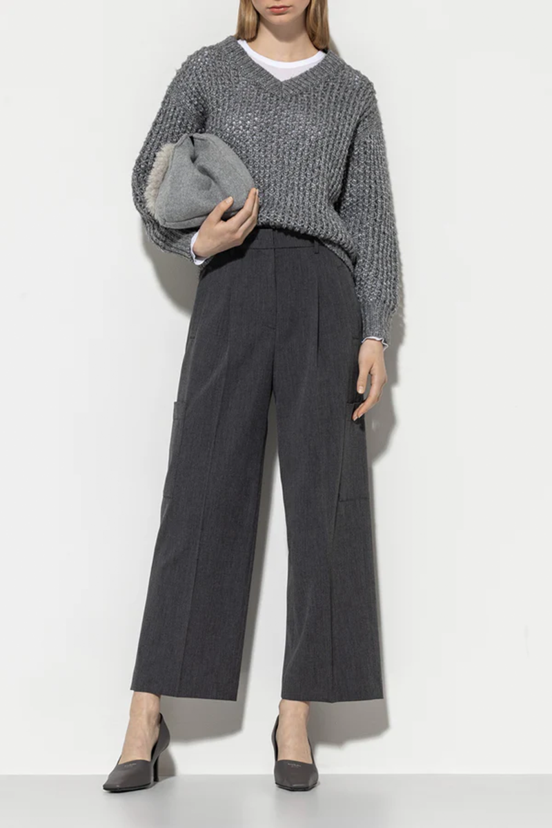 LUISA CERANO Cargo-Pants aus Kaschmir-Mix von LUISA CERANO Verkauf