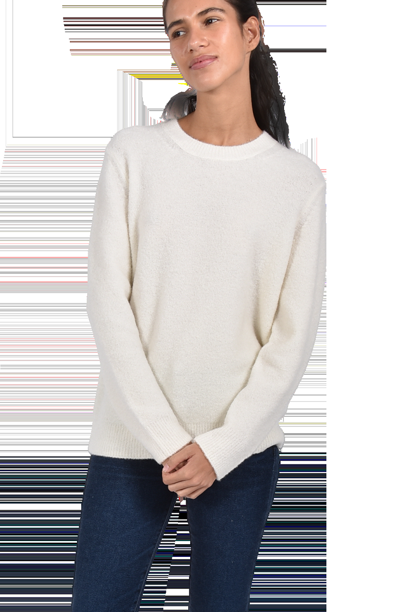 INSIEME Bouclé-Pullover mit Rundhalsausschnitt von INSIEME Kostenloser Versand