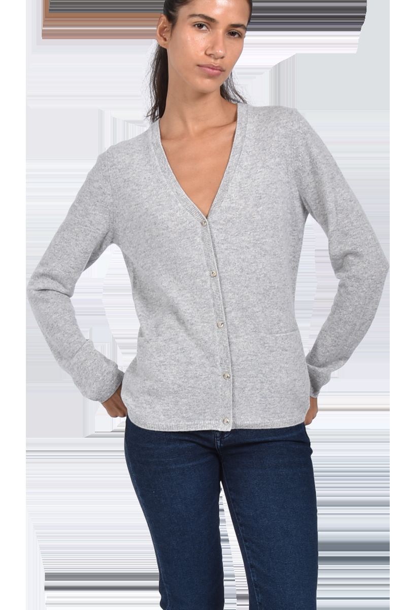 INSIEME Klassischer Cardigan aus 100% Kaschmir von Insieme Fabrikpreis