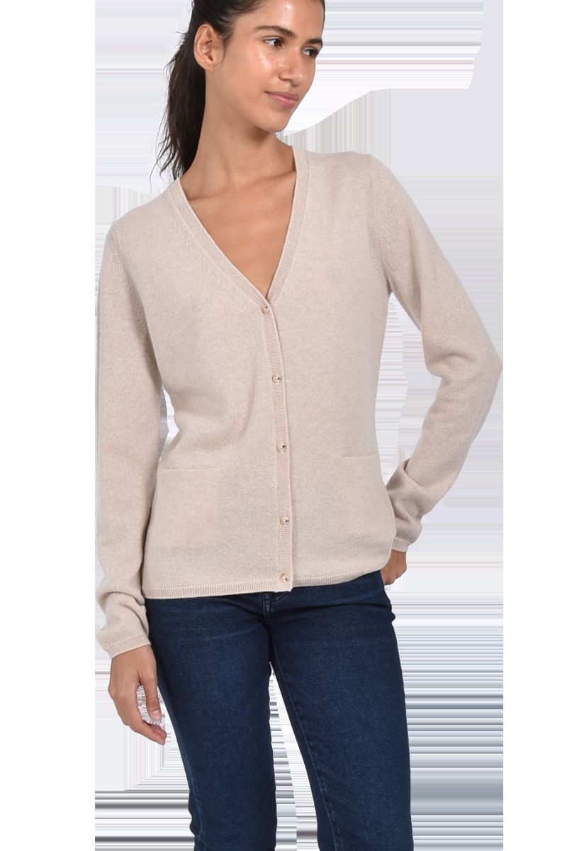 INSIEME Klassischer Cardigan aus 100% Kaschmir von Insieme Sonderangebot