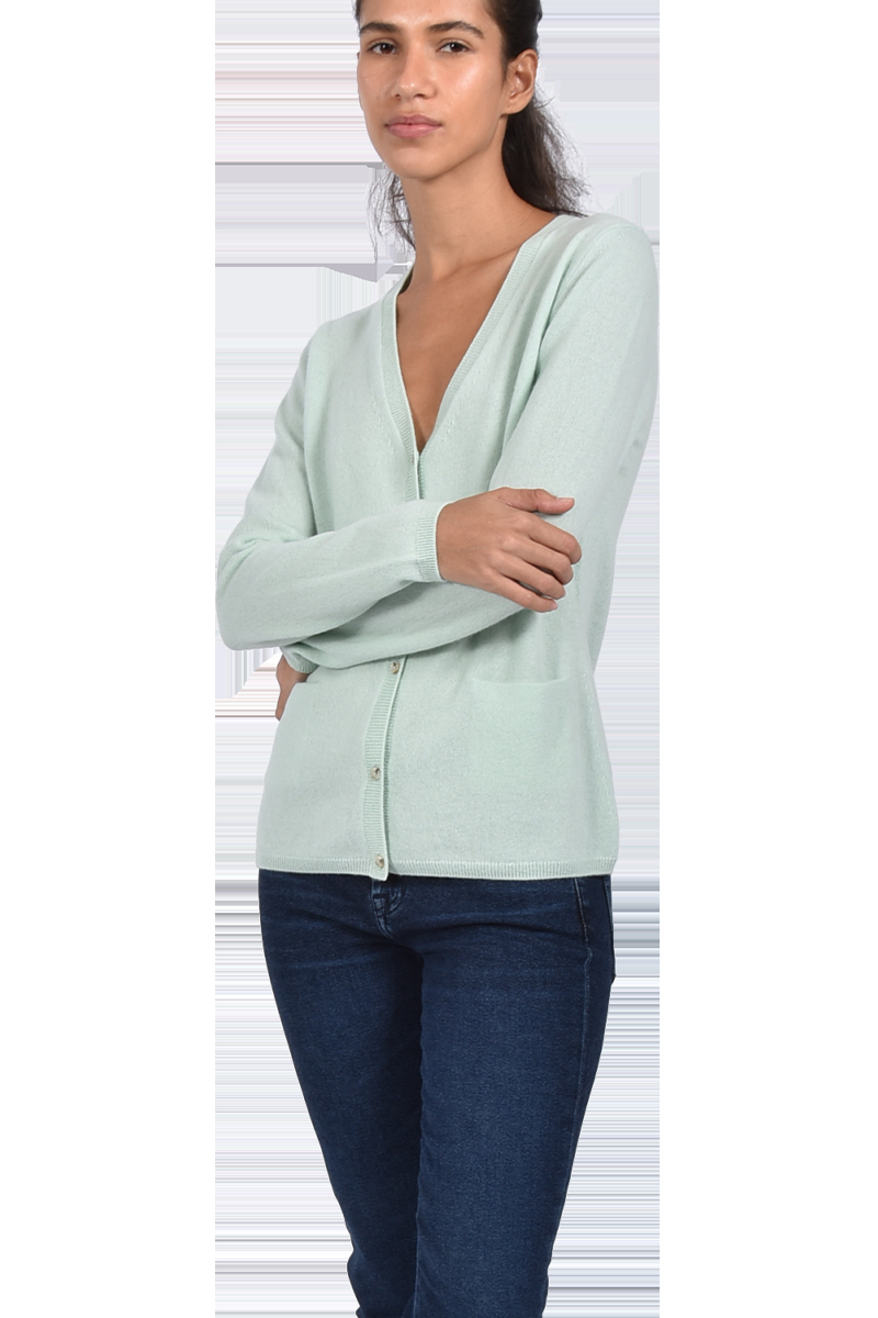 INSIEME Klassischer Cardigan aus 100% Kaschmir von Insieme Rabatt