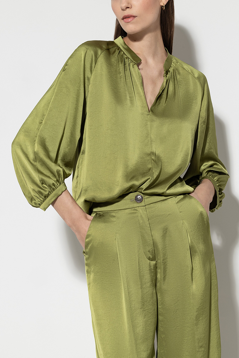 LUISA CERANO Stehkragenbluse mit 3/4-Arm von LUISA CERANO Nur für heute