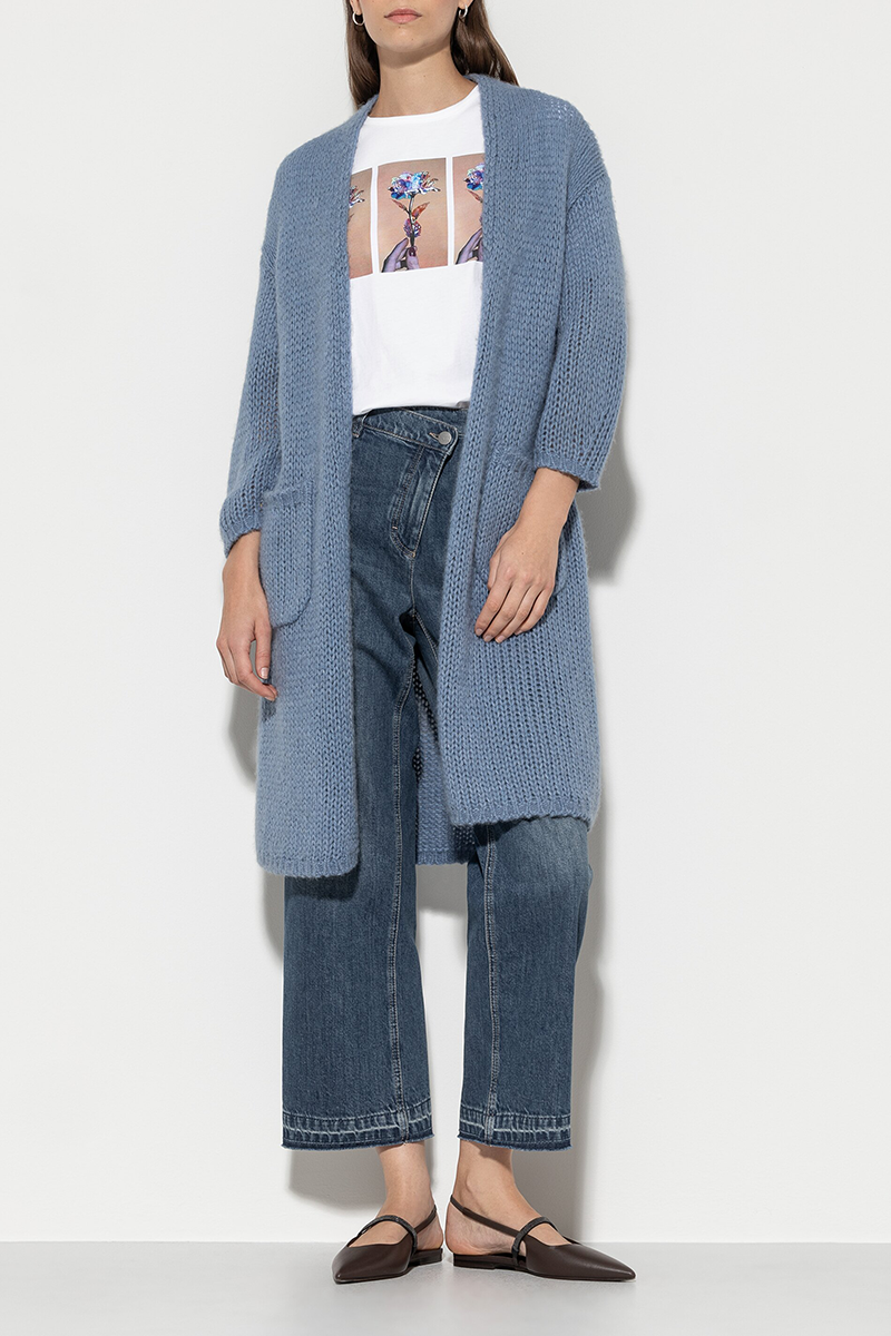 LUISA CERANO Longcardigan aus Alpaka-Mix von LUISA CERANO Sonderangebot der Fabrik