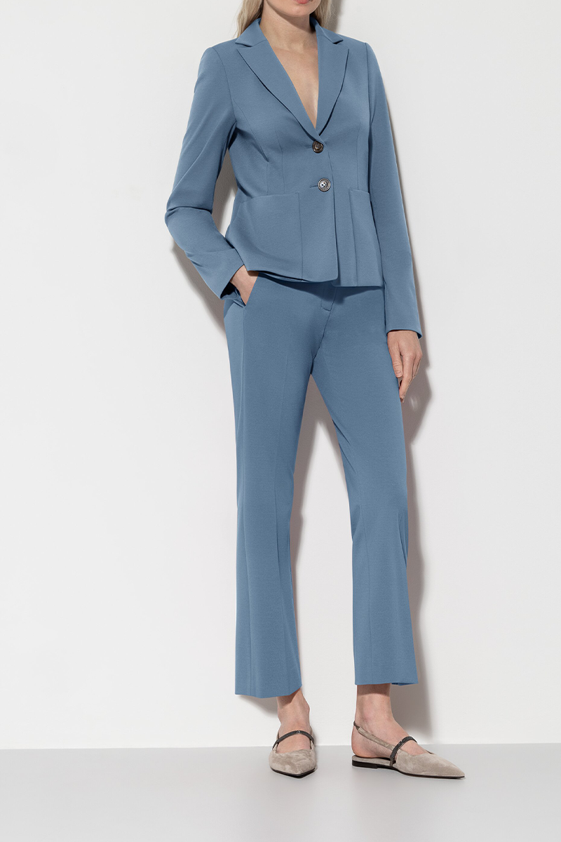LUISA CERANO Babyflare Hose aus Punto-Milano von LUISA CERANO Discount Store für neue Produkte