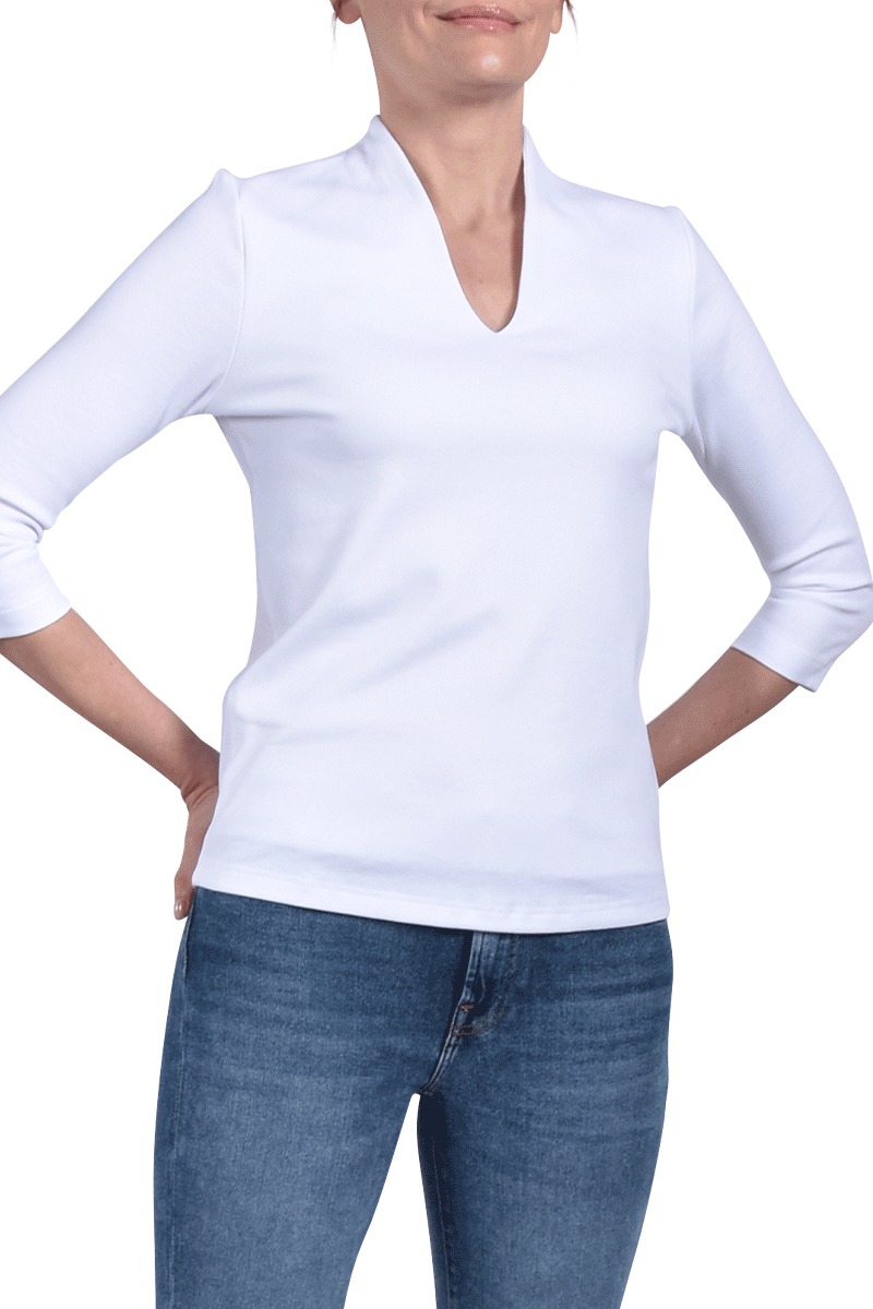 EFIXELLE Kelchkragenshirt aus Baumwolle von EFIXELLE Outlet