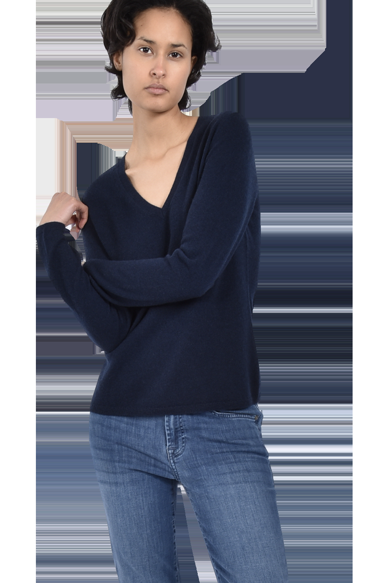 INSIEME V-Ausschnitt-Pullover aus Cashmere von INSIEME Vatertagsangebot