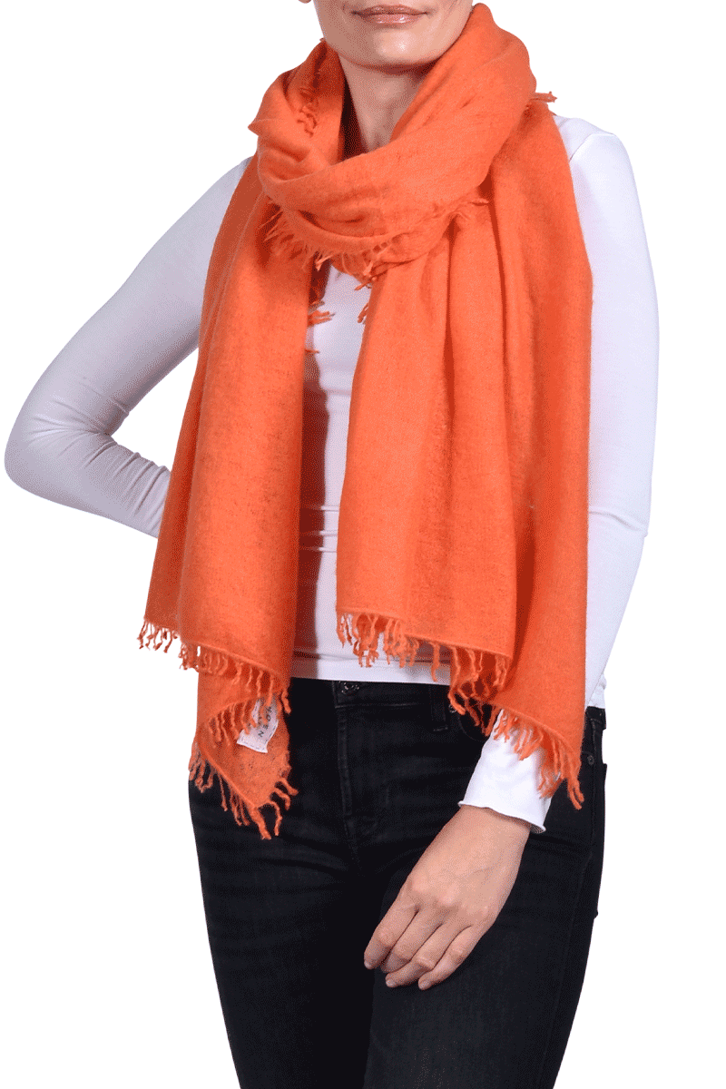 PUR SCHOEN Edles Cashmere-Tuch von PUR SCHOEN, Orange 2 Exklusive Angebote