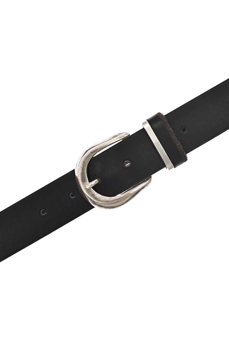 B.BELTS Volledergürtel mit Metallschließe von B.Belt Riesige Rabatte