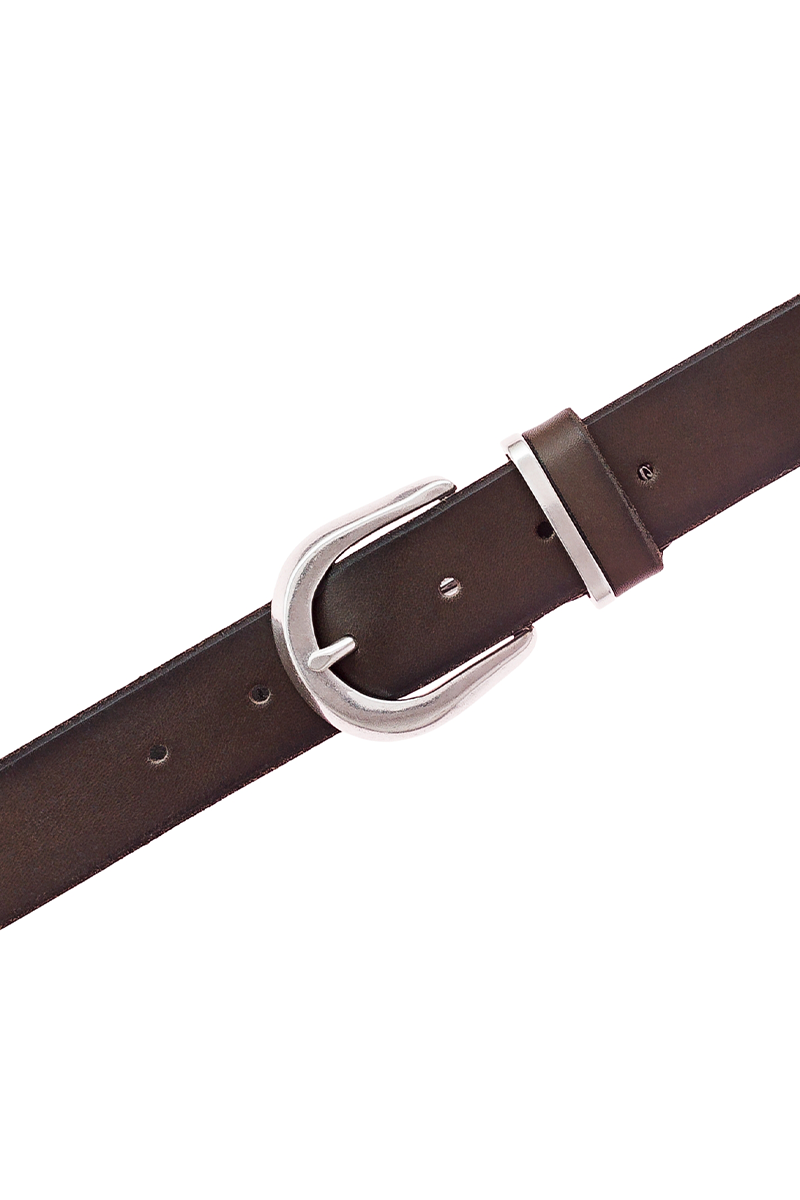 B.BELTS Volledergürtel mit Metallschließe von B.Belt 50% Rabatt mit kostenlosem Versand