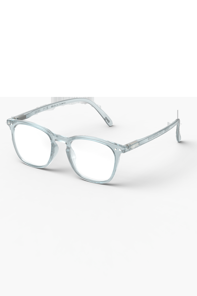 IZIPIZI Moderne Lesebrille Modell #E, Frozen Blue Fabrikladen