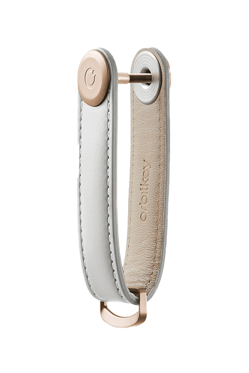 ORBITKEY Schlüsselorganisator aus Leder „Orbitkey 2.0“, Platin Angebote