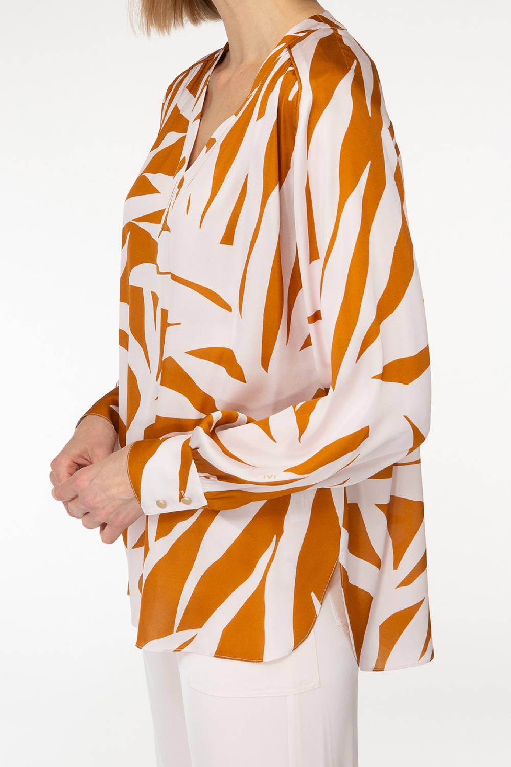 IVI GmbH PALM LEAF AMBER Tunika mit raffinierten Nahtdetails Riesige Ersparnisse