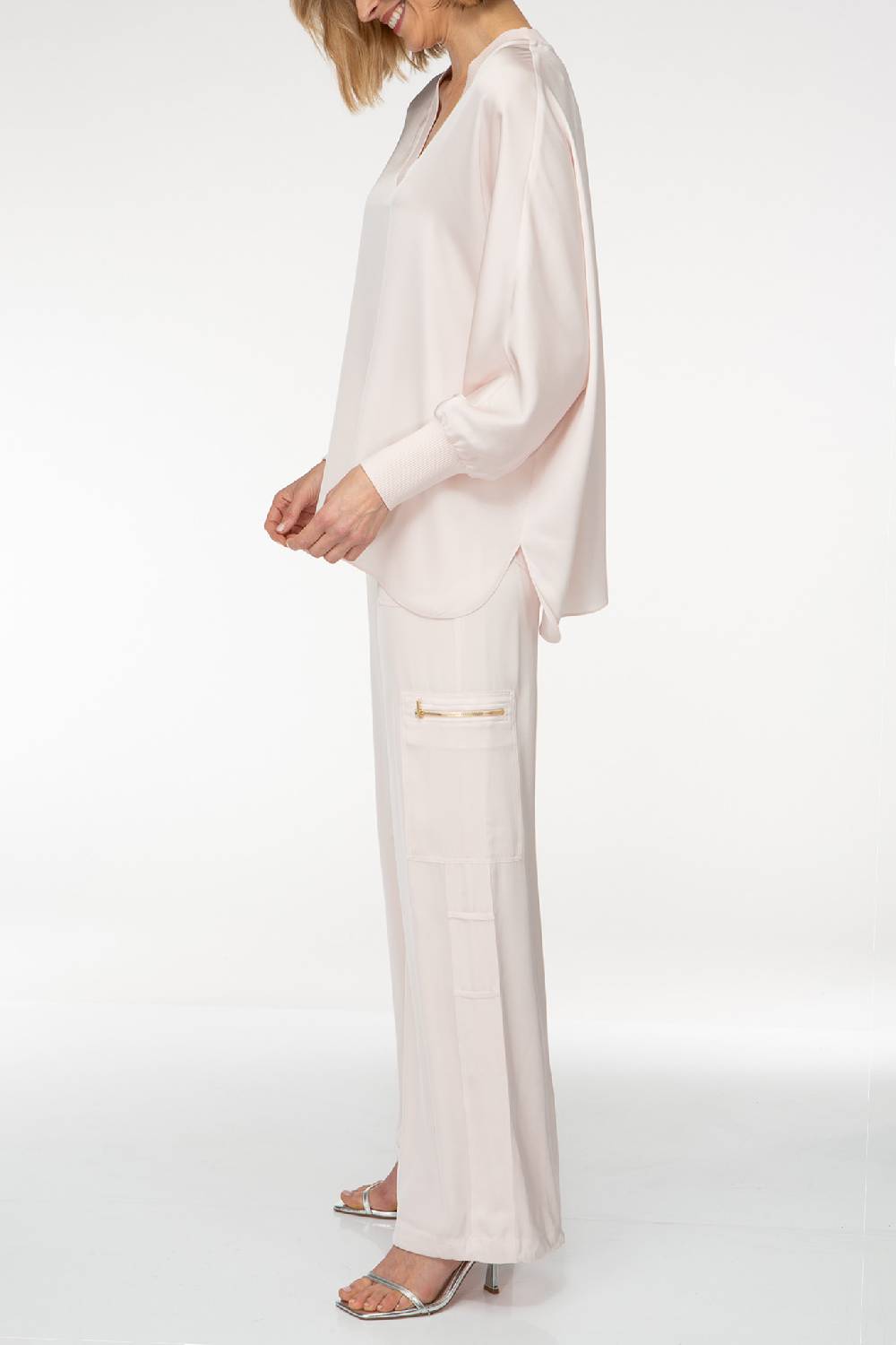 IVI GmbH SOLID SILK Tunika rosé VIP-Rabatte
