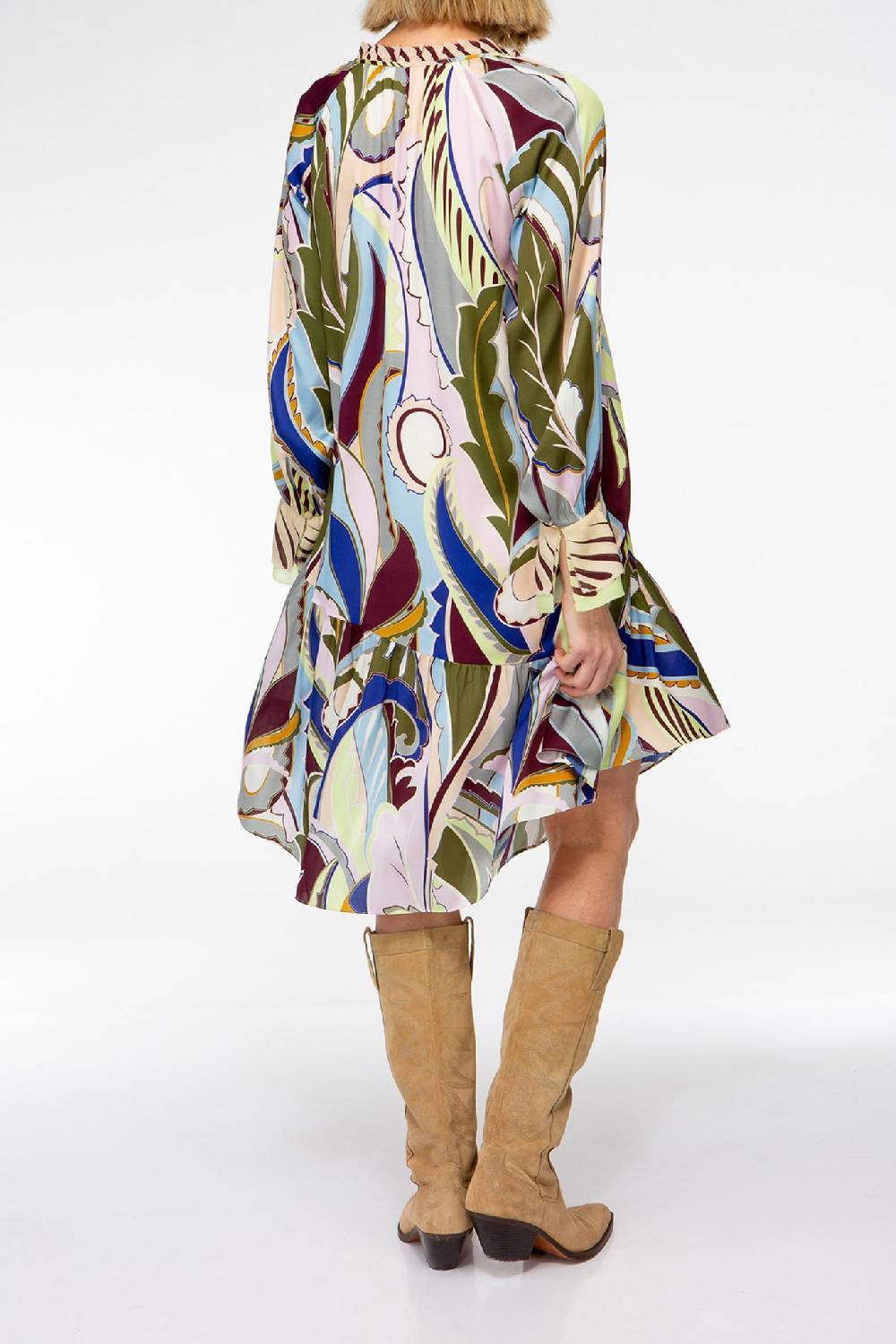 IVI GmbH LAS VEGAS Seidenkleid mit asymmetrischem Saum Wochenangebot