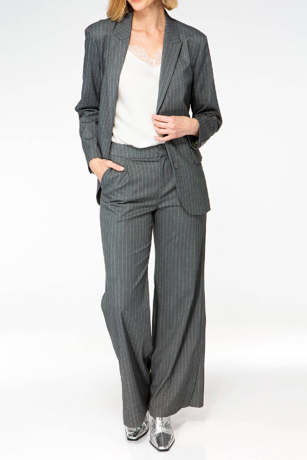 IVI GmbH PINSTRIPE Klassischer Blazer graphit Im Verkauf
