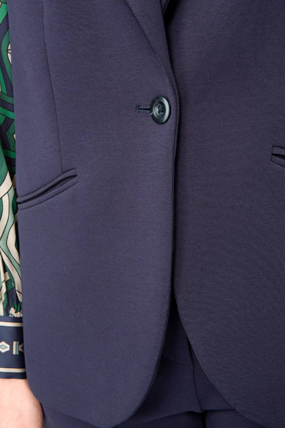 IVI GmbH SOLID JERSEY Weste mit Reverskragen navy Outlet