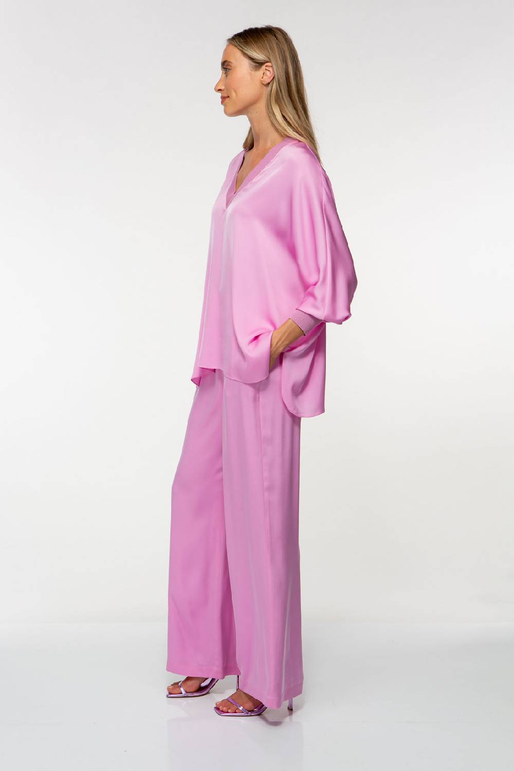IVI GmbH SOLID SILK Tunika pink orchid 2025