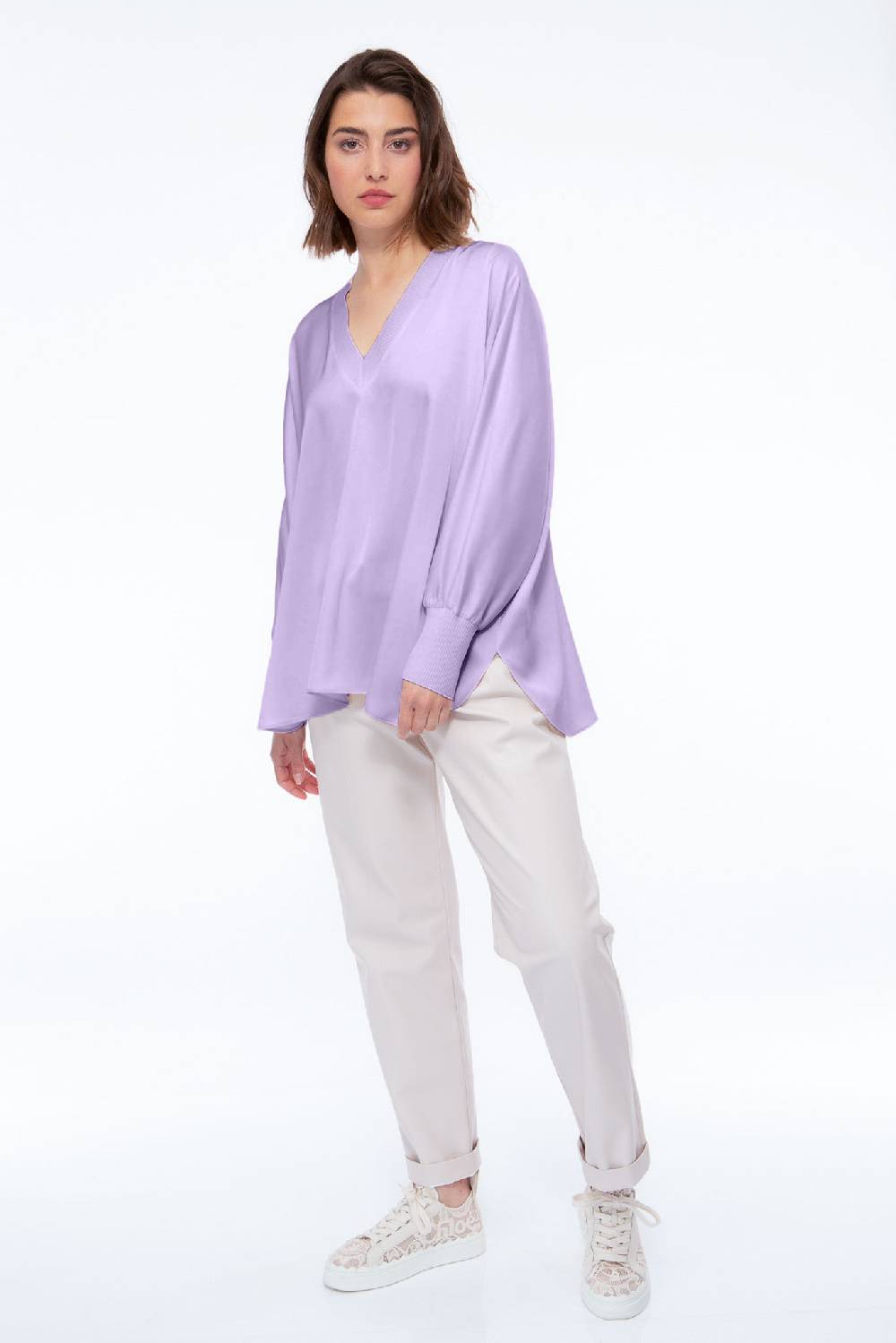 IVI GmbH SOLID SILK Tunika lila Angebote