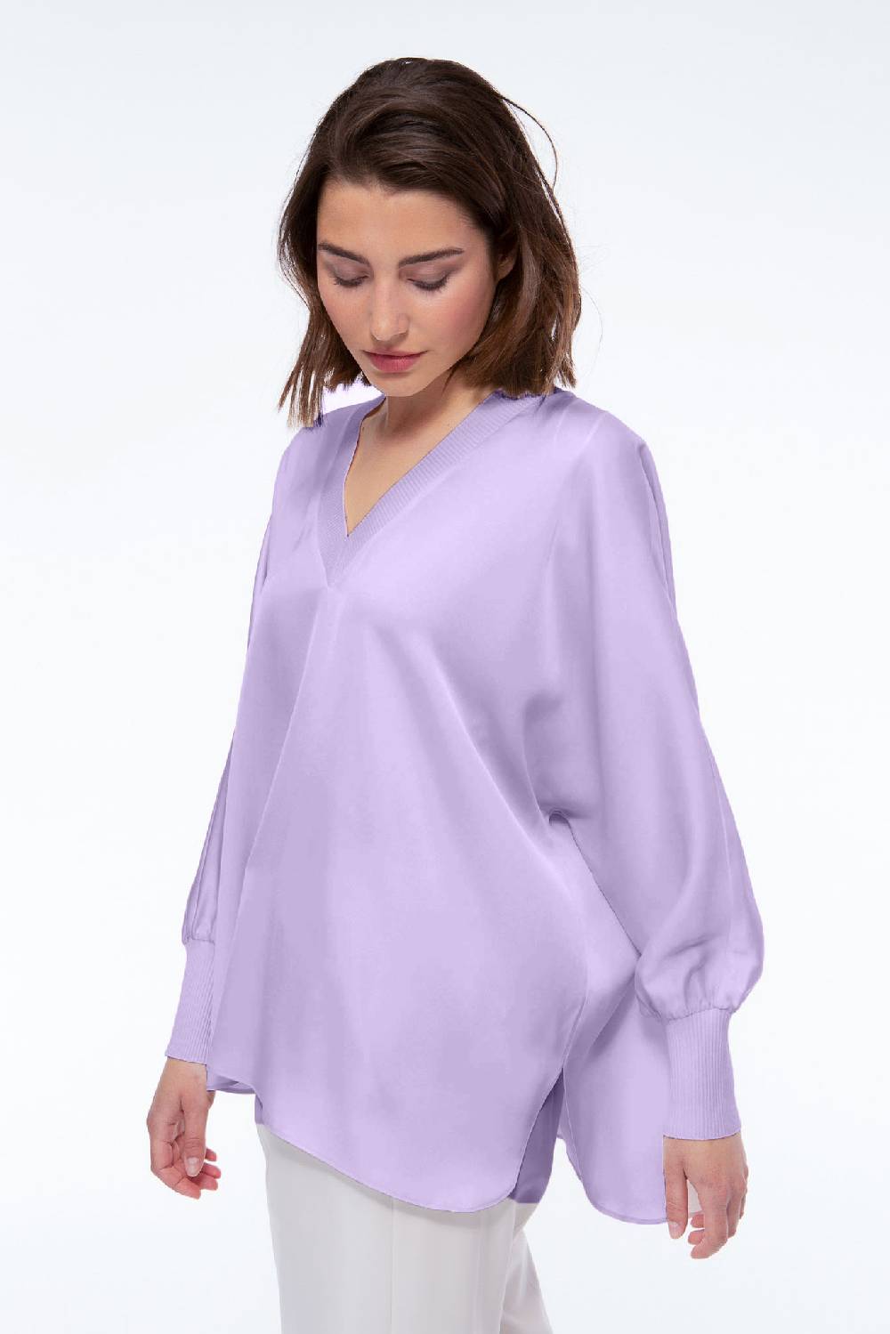 IVI GmbH SOLID SILK Tunika lila Angebote