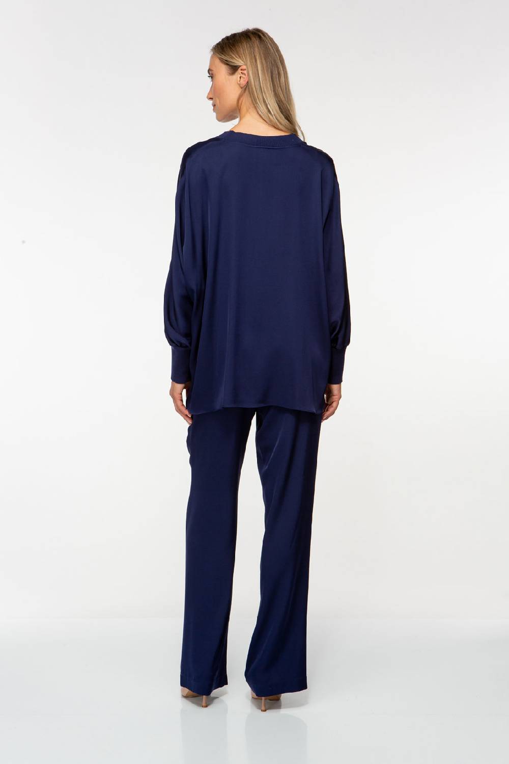 IVI GmbH SOLID SILK Tunika navy Schlussverkauf