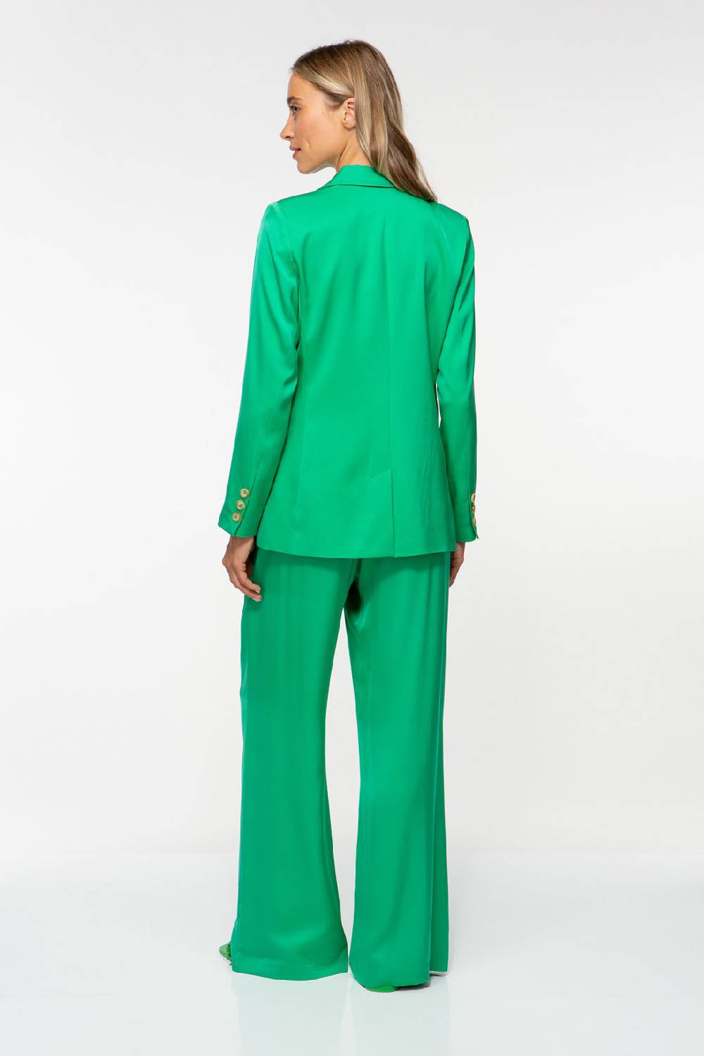 IVI GmbH SOLID SILK Seidenblazer smaragd Clearance-Verkauf