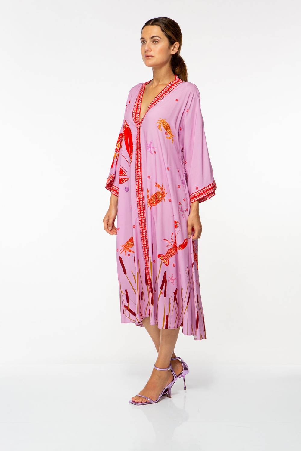 IVI GmbH LOBSTER Kaftankleid pink Kostenloser Versand