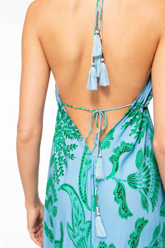 IVI GmbH CORAL FLOWER Maxikleid mit Print ocean Limitierter Zeitrabatt