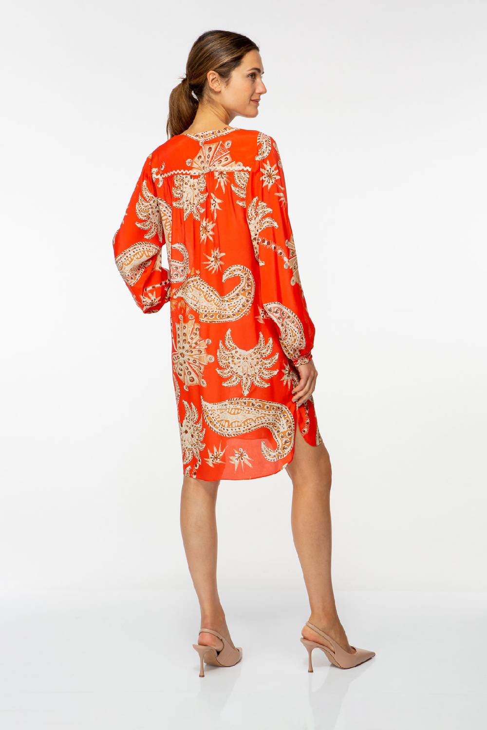 IVI GmbH PALM VIBES Minikleid rot Fabrik Onlineshop