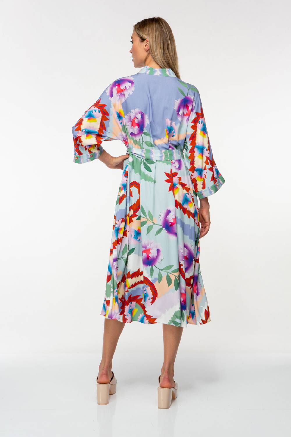 IVI GmbH PIXEL PAISLEY Kaftankleid lavendel Rabatt