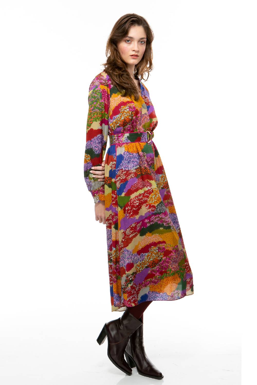 IVI GmbH FLOWER FIELDS Seidenkleid multicolor Neueste Mode