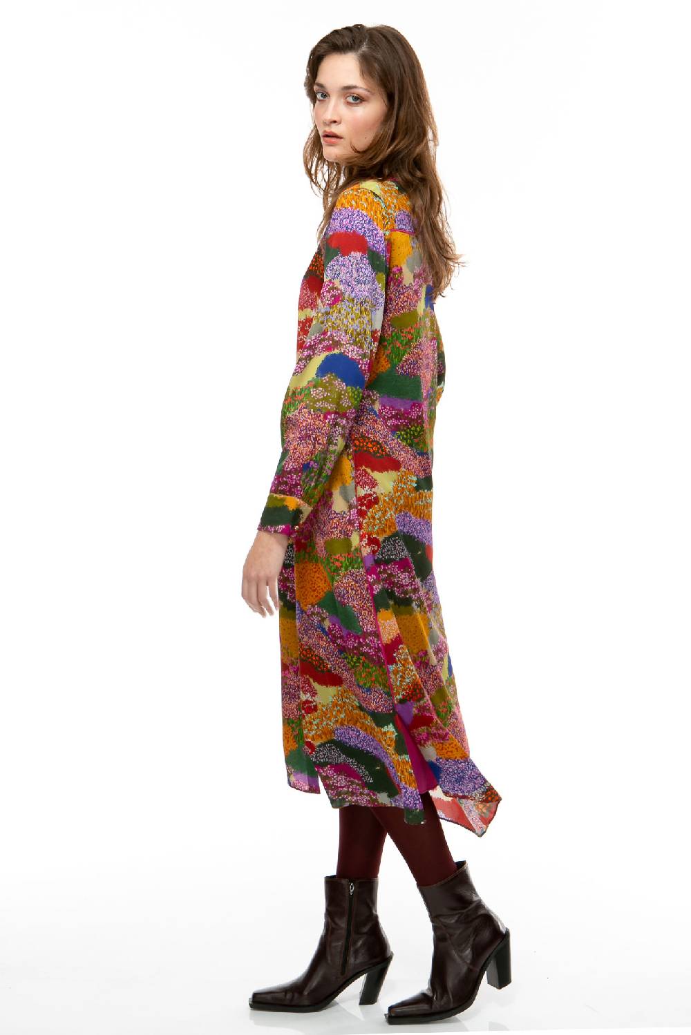 IVI GmbH FLOWER FIELDS Seidenkleid multicolor Neueste Mode