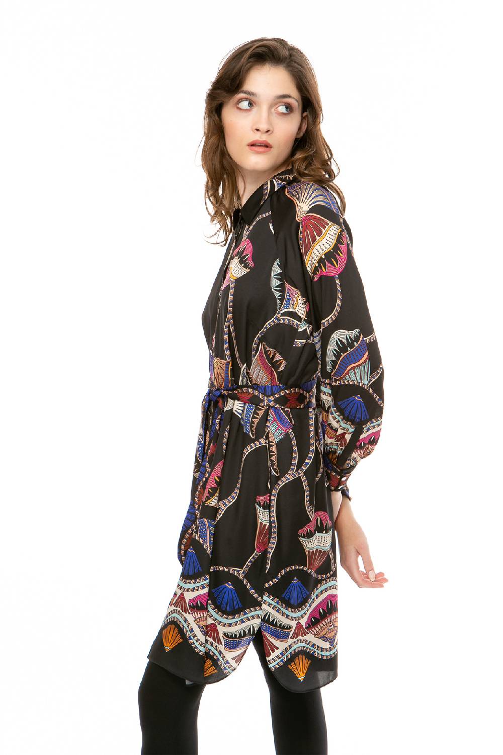 IVI GmbH LOTUS BLOSSOM Seidenkleid schwarz Exklusive Angebote