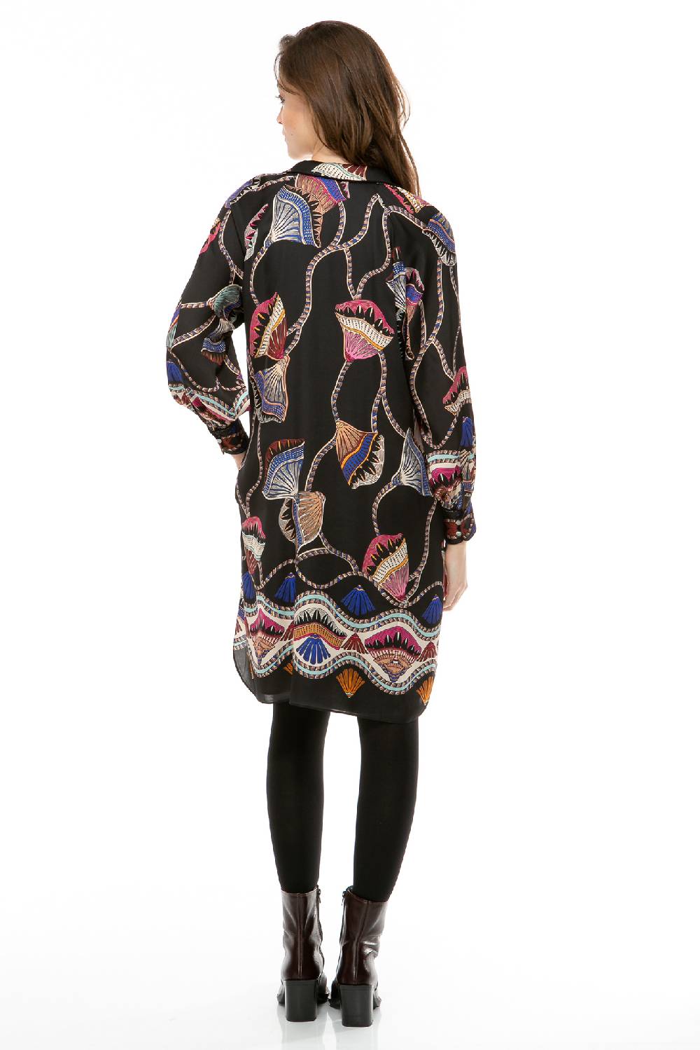 IVI GmbH LOTUS BLOSSOM Seidenkleid schwarz Exklusive Angebote