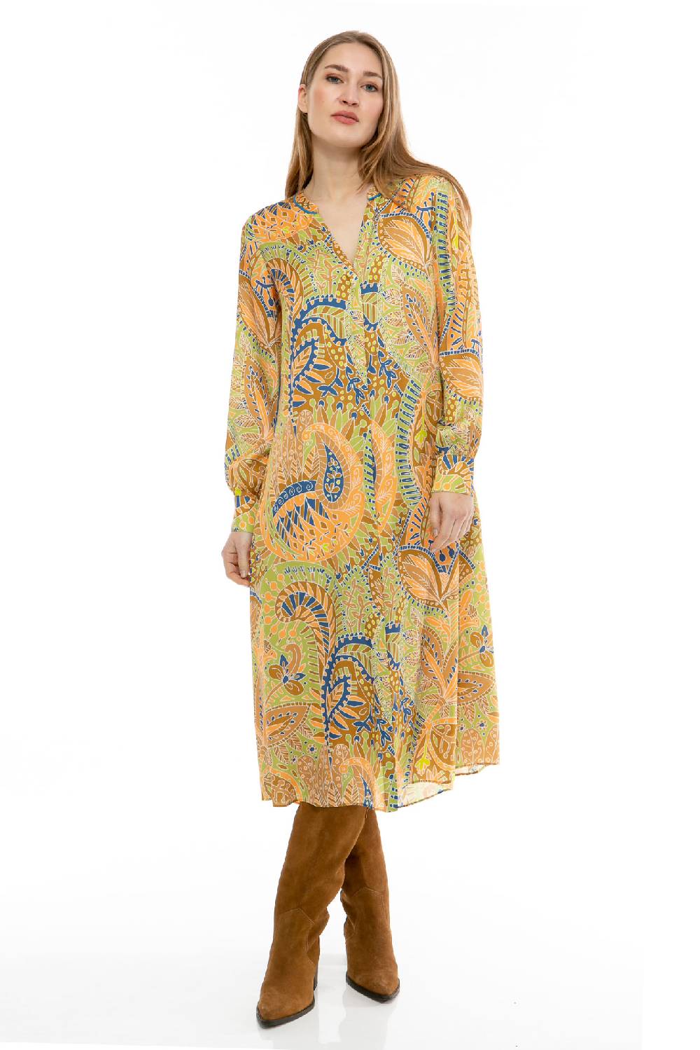 IVI GmbH PAISLEY ALLOVER Seidenkleid multicolor Saisonale Angebote