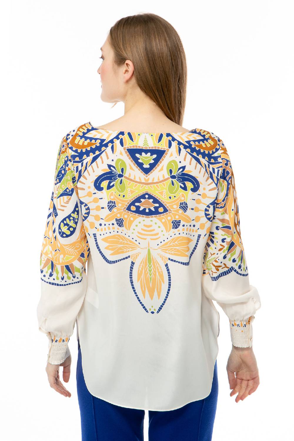 IVI GmbH PAISLEY Bluse weiß Tiefpreis