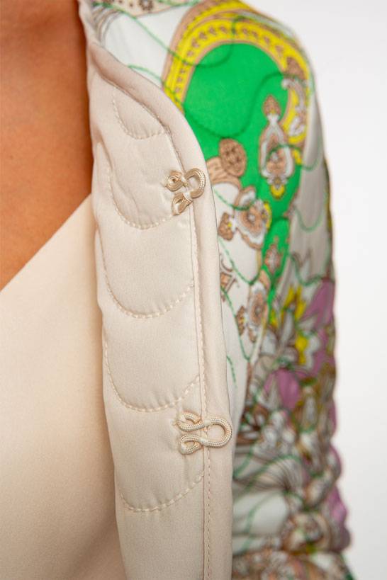 IVI GmbH PAISLEY Gesteppte Wendejacke aus Seide multicolor Letzte 2 Tage