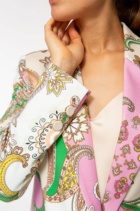 IVI GmbH PAISLEY Jersey Blazer multicolor Letzter Tag