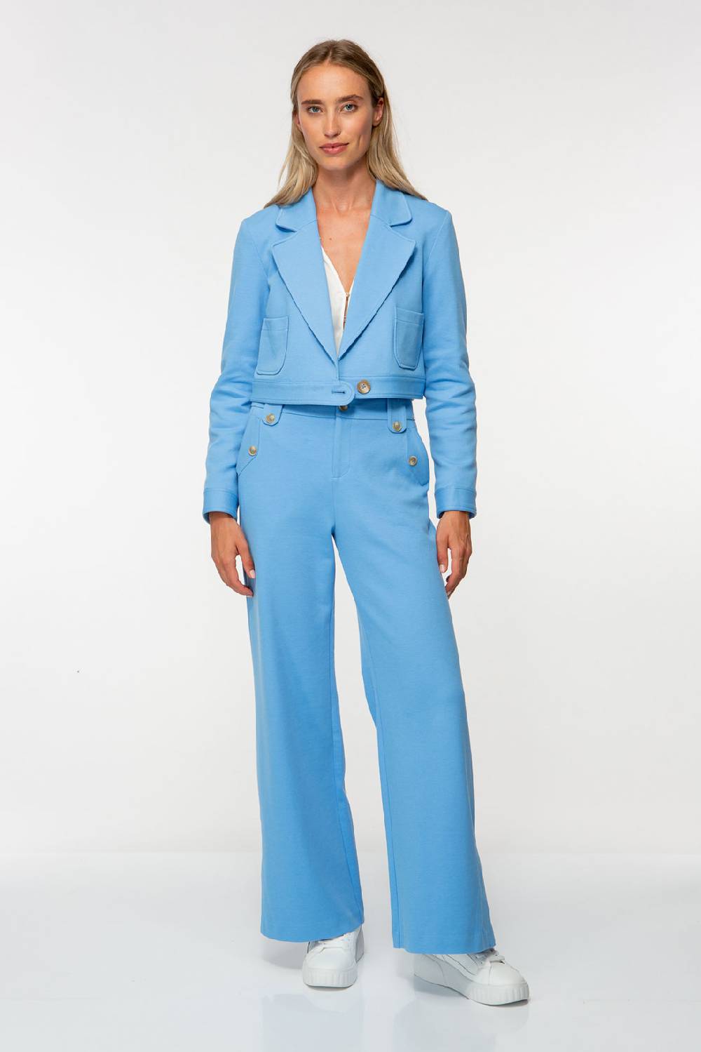 IVI GmbH SOLID JERSEY Verkürzter Blazer ocean Bis zu 50% Rabatt