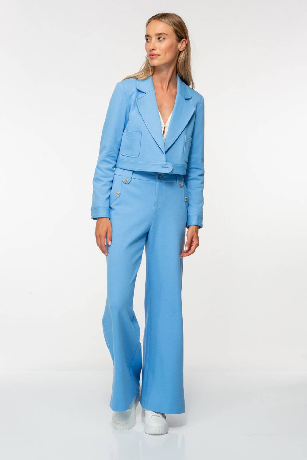 IVI GmbH SOLID JERSEY Verkürzter Blazer ocean Bis zu 50% Rabatt