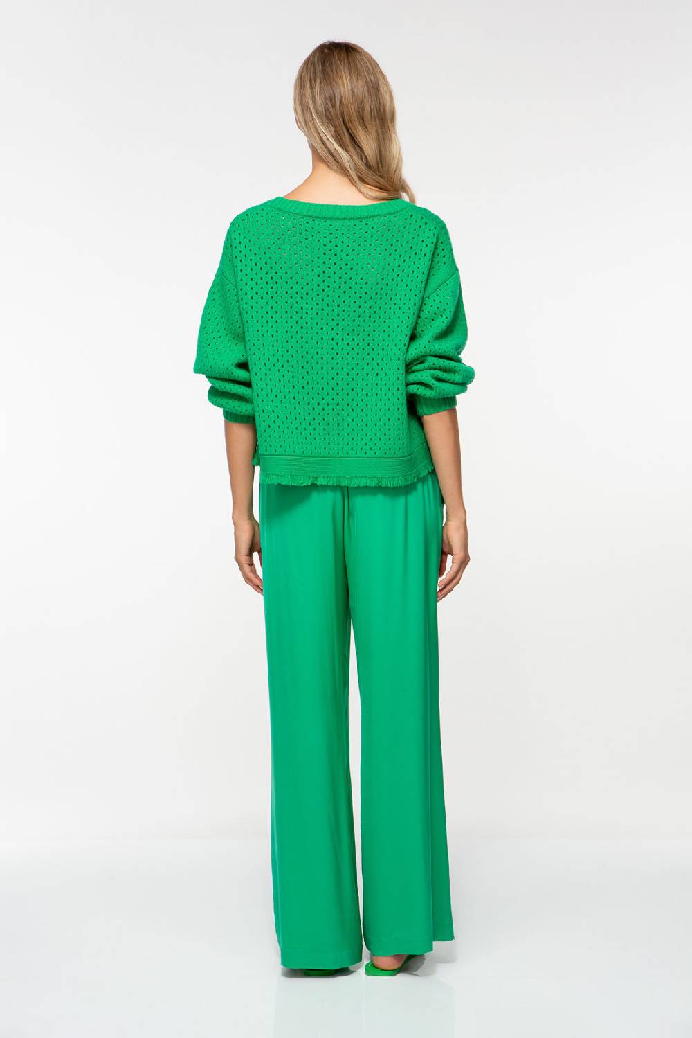 IVI GmbH SOLID KNIT Boxy Cardigan smaragd Nur für heute