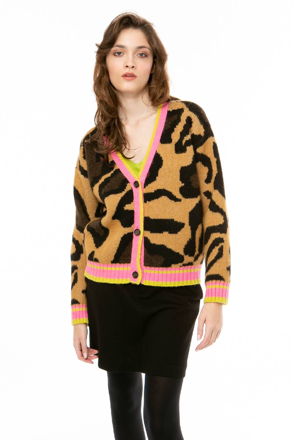 IVI GmbH BIG LEO Strickjacke braun Clearance-Verkauf