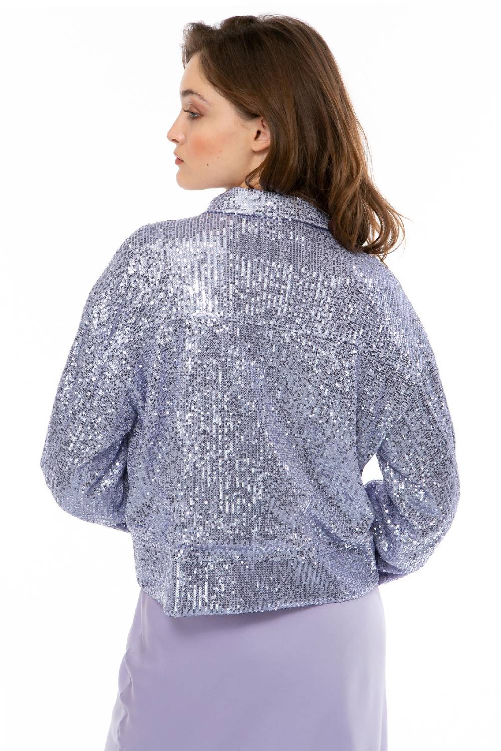 IVI GmbH SEQUINS Boxy Jacke lila Fabrikladen