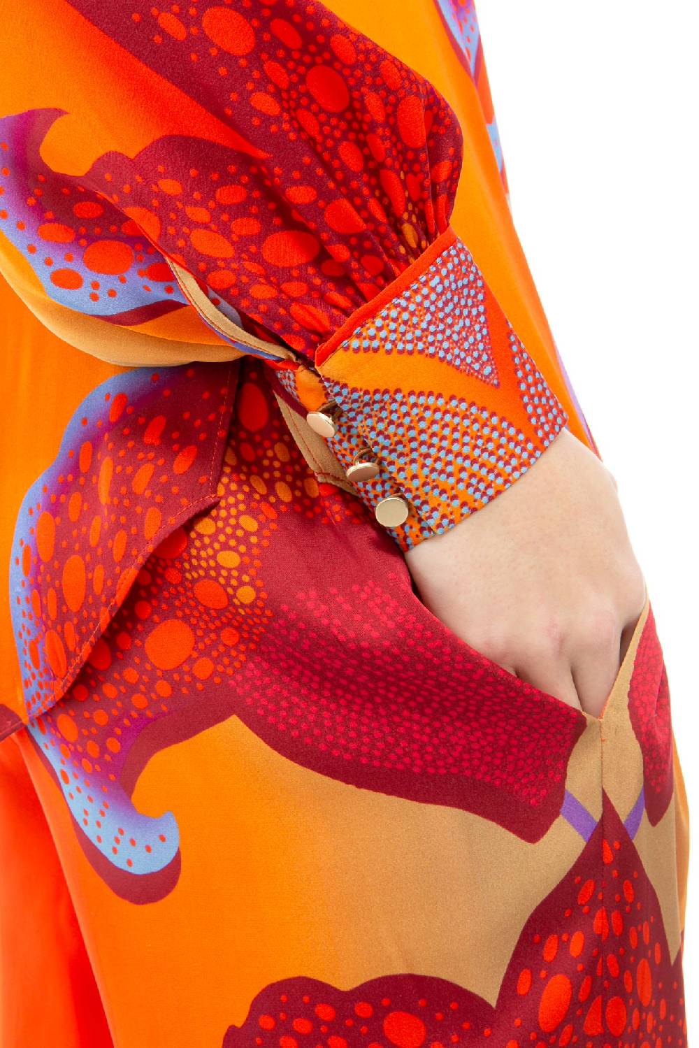 IVI GmbH PARADISE FLOWER Seidenhose lipstick Sonderangebot