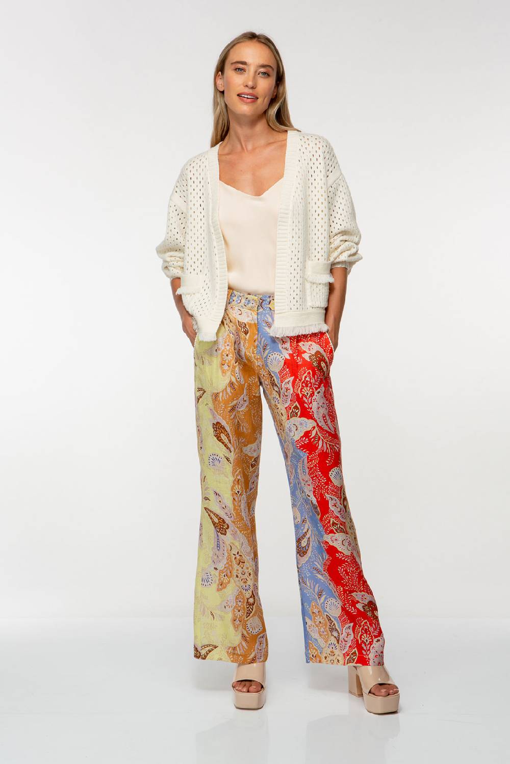 IVI GmbH AMBER Leinenhose multicolor Günstig kaufen