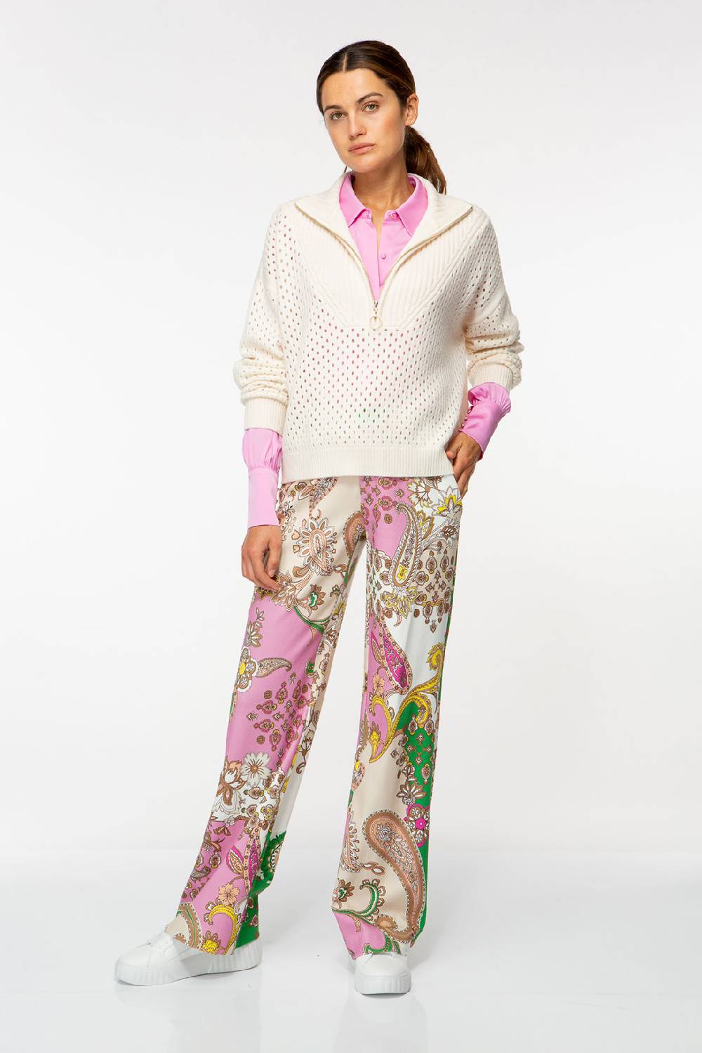 IVI GmbH PAISLEY Jersey Hose multicolor Flash Sale