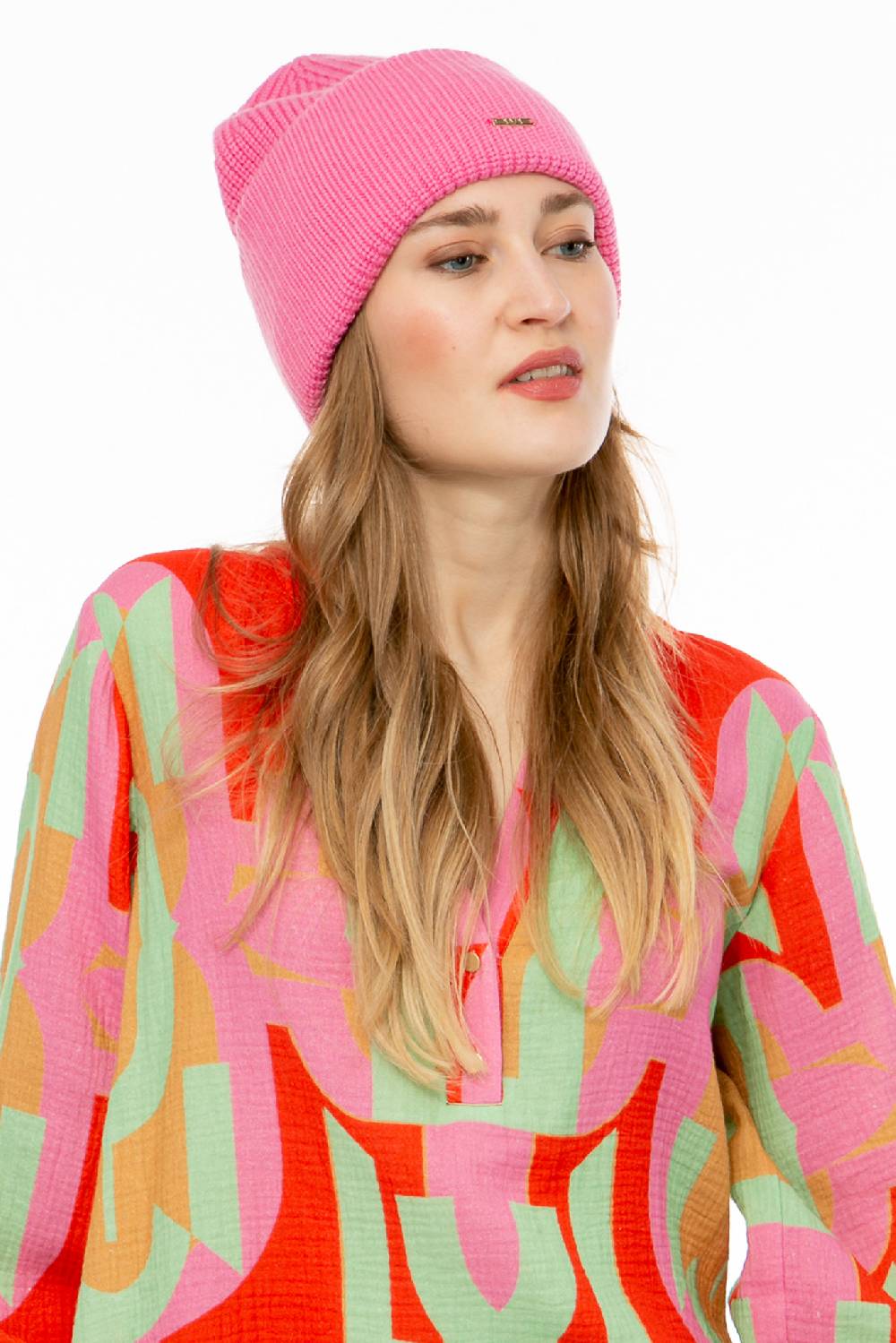 IVI GmbH SOLID KNIT Beanie pink Lagerräumung