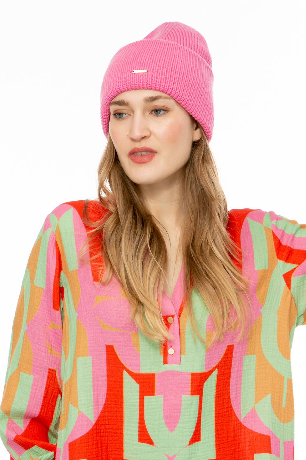 IVI GmbH SOLID KNIT Beanie pink Lagerräumung